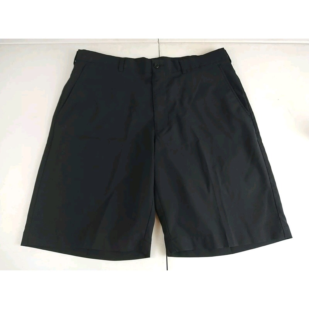 PGA Tour Chino Shorts Men W34 L10 R11 Black Golf‎ Lightweight Outdoors Classic